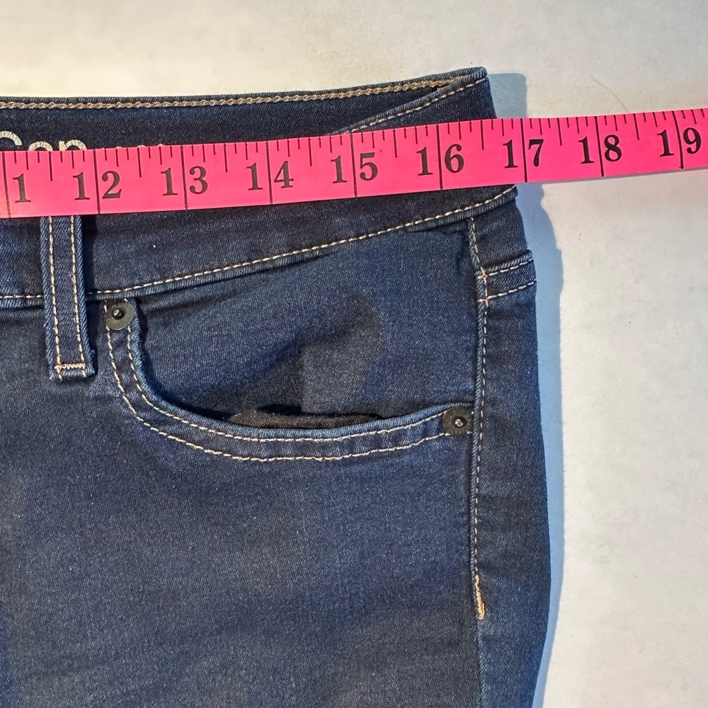 GAP Indigo Skinny Jeans with Contrast Stitching - Picture 3 of 4